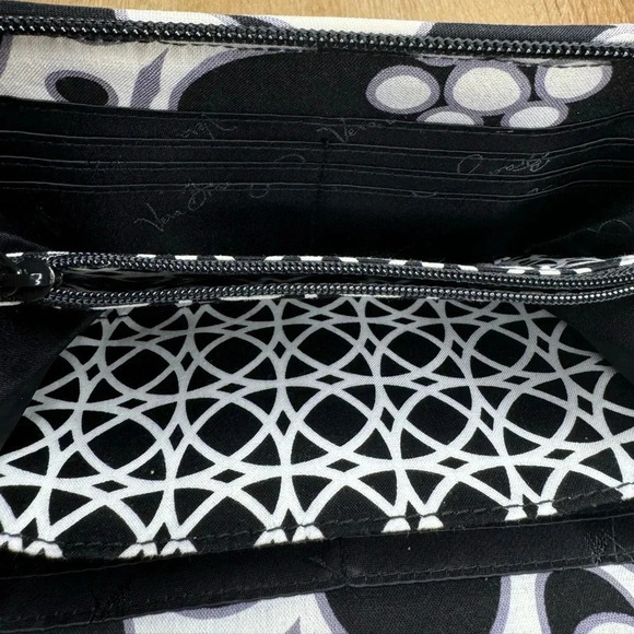 Vera Bradley Night and Day Accordion Style Zip Wallet Clutch - Picture 6 of 8